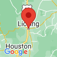 Map of Licking, MO US